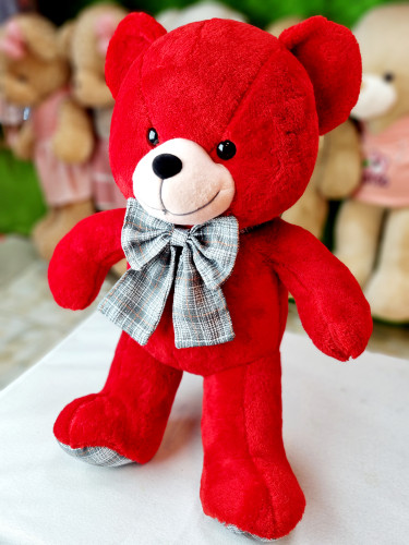 عروسک خرس طرح پرز دار ولنتاینی