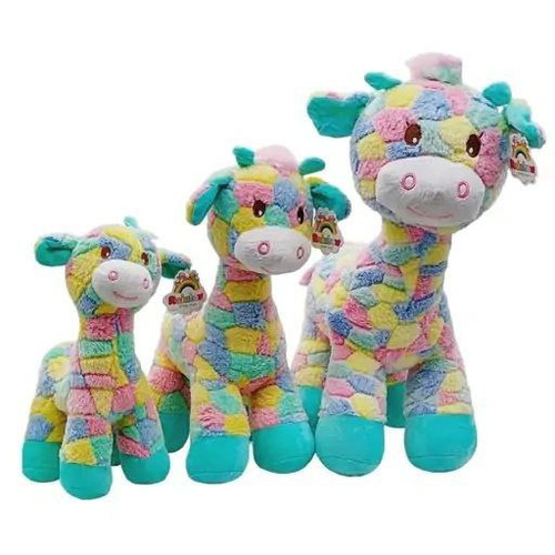 عروسک زرافه طرح رنگی